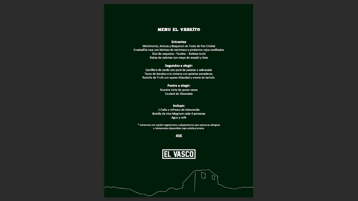 Menu Restaurante El Vasco-2