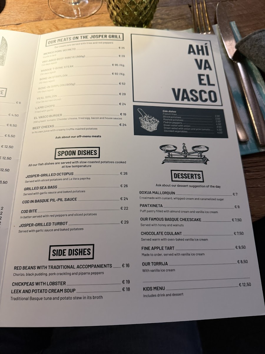 Menu Restaurante El Vasco-4