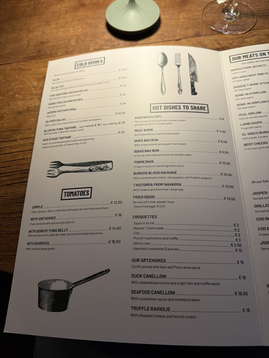 Menu Restaurante El Vasco-5