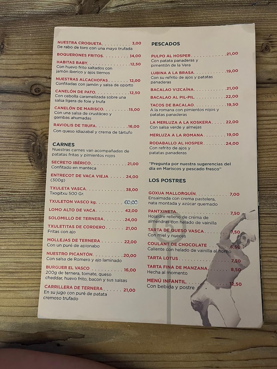 Menu Restaurante El Vasco-6
