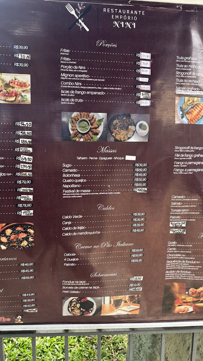 Menu Restaurante Empório Nini - Santo Antônio Do Pinhal-4