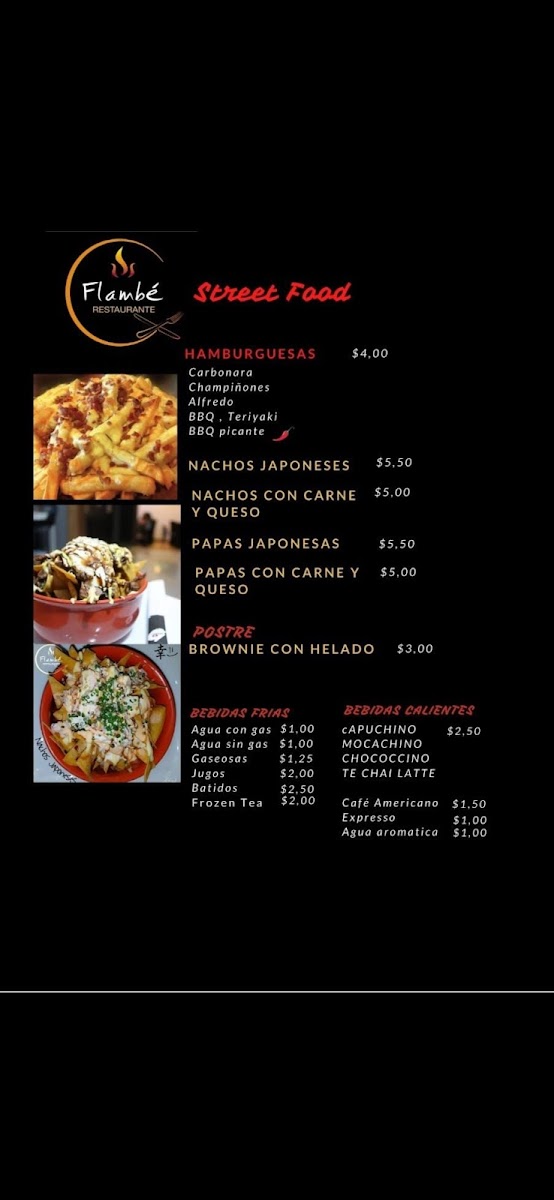 Menu Restaurante Flambé-4