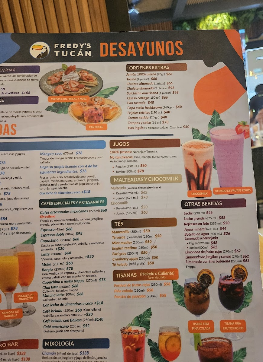 Menu Restaurante Fredy's Tucán Nuevo Nayarit-5