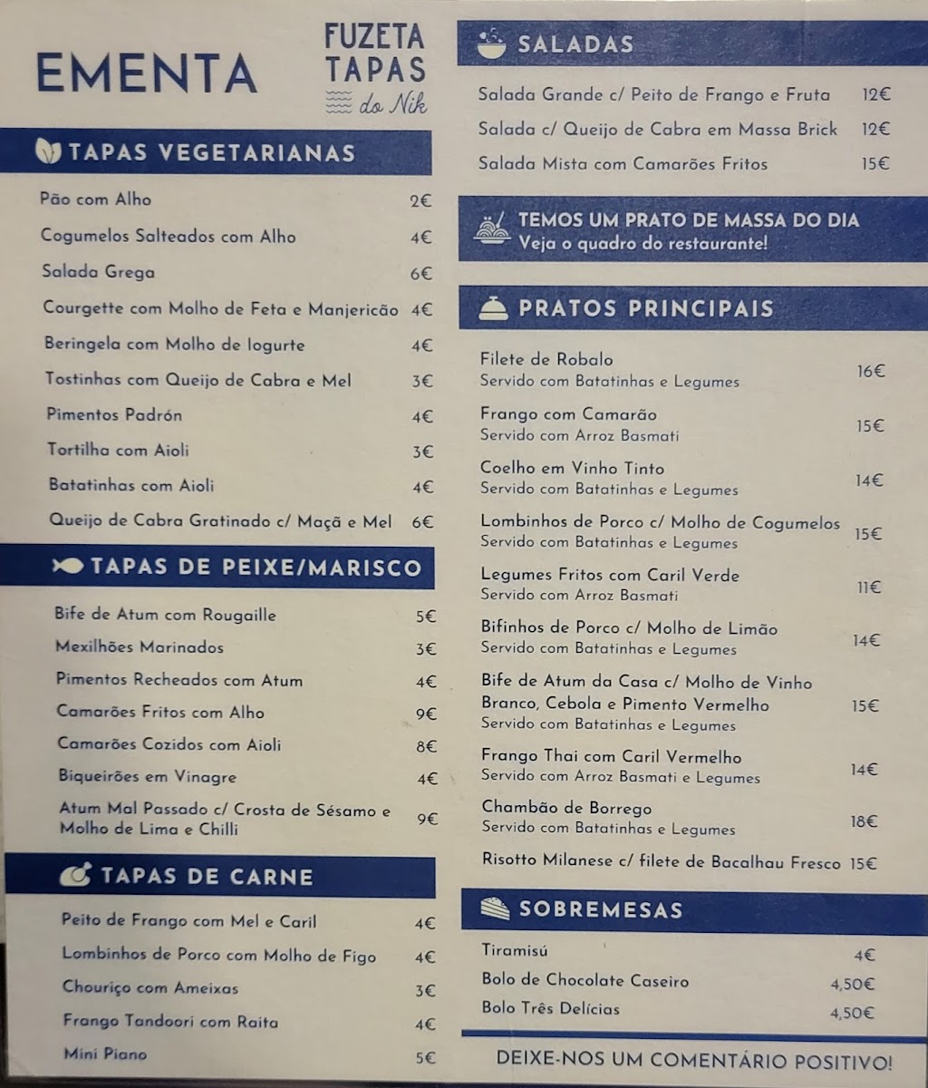 Menu Restaurante Fuzeta Tapas Do Nik-2