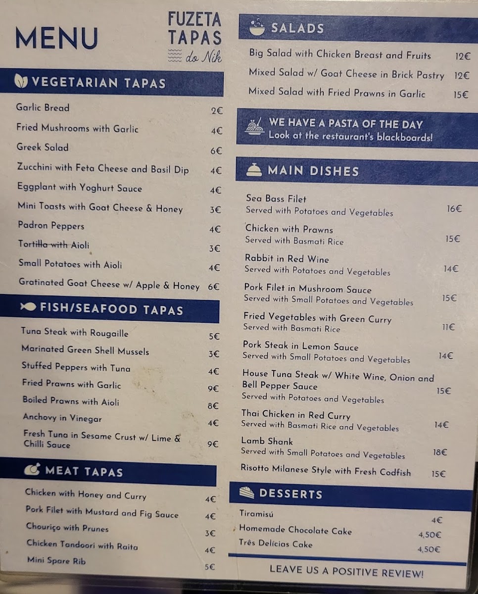 Menu Restaurante Fuzeta Tapas Do Nik-4