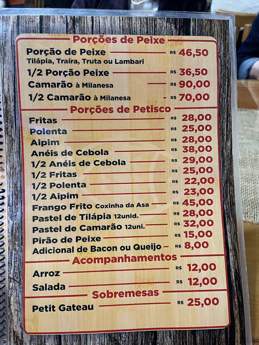 Menu Restaurante Galpao Capao Do Cipo-3