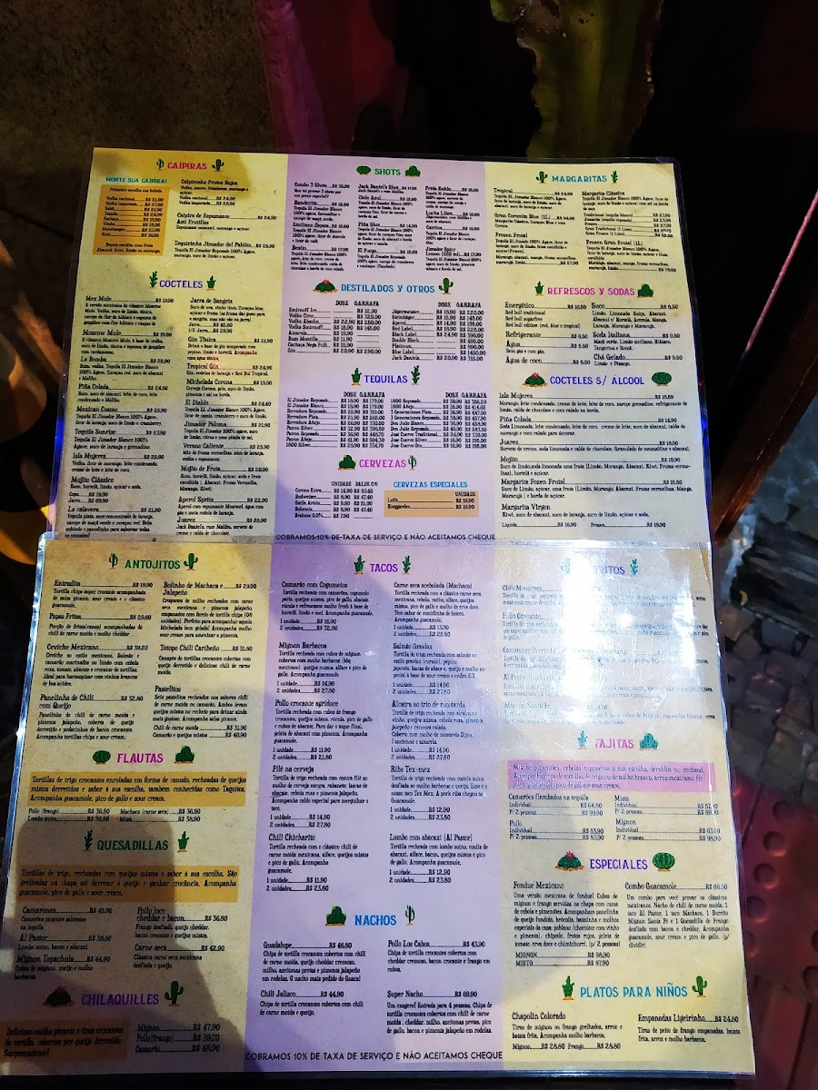 Menu Restaurante Guacamole Cocina Mexicana - Floripa-4