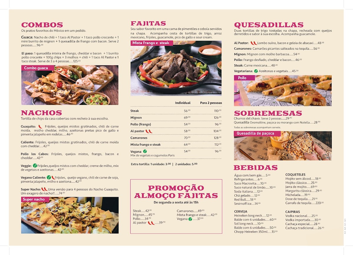 Menu Restaurante Guacamole Taqueria - Mercadoteca-1