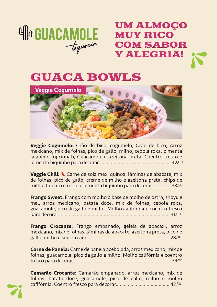 Menu Restaurante Guacamole Taqueria - Mercadoteca-3
