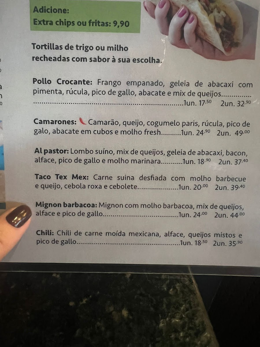 Menu Restaurante Guacamole Taqueria - Mercadoteca-5