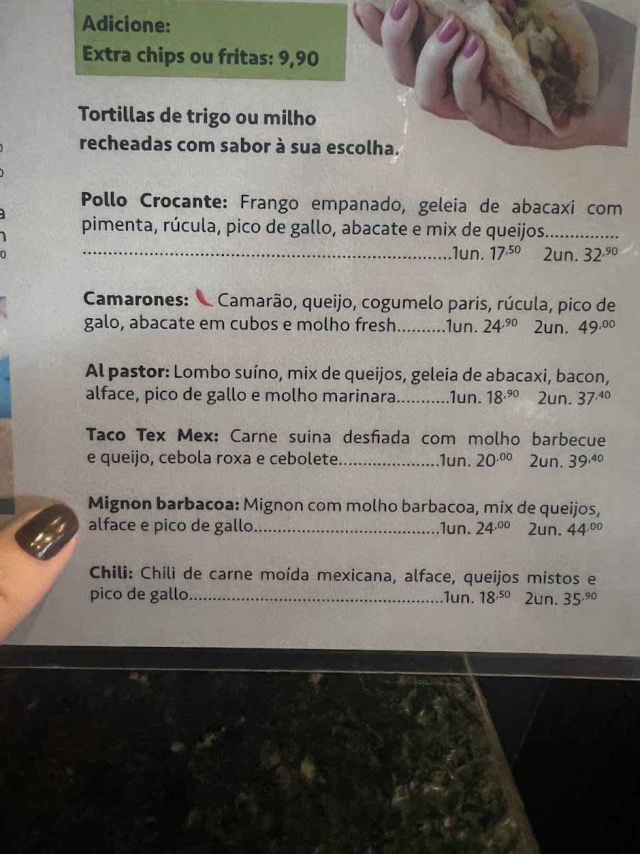 Menu Restaurante Guacamole Taqueria - Mercadoteca-6