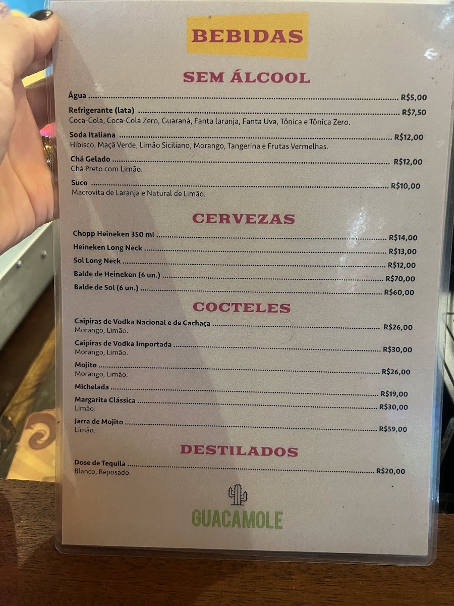 Menu Restaurante Guacamole Taqueria - Mercadoteca-7