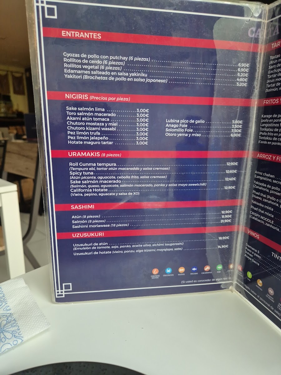 Menu Restaurante Gunma Sushibar & Kitchen-1