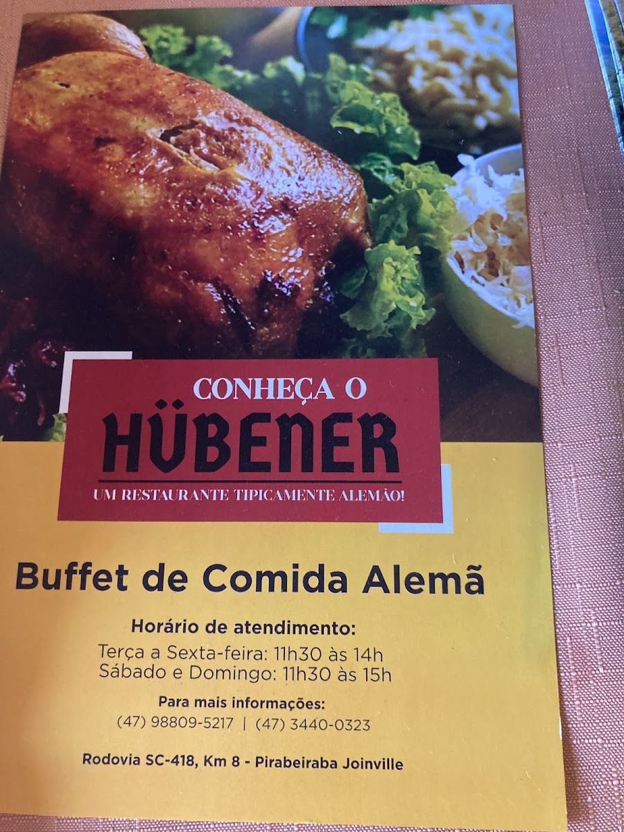 Menu Restaurante Hübener-2