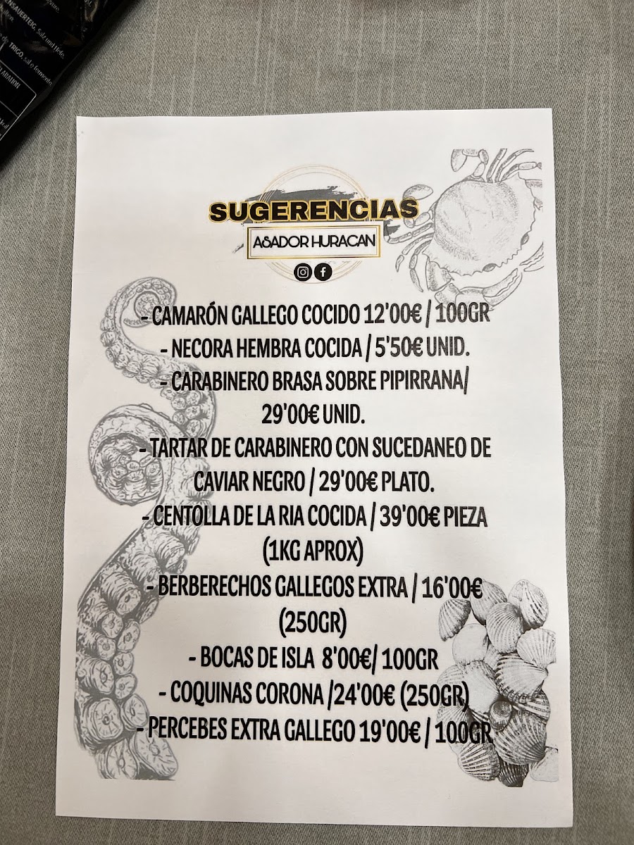 Menu Restaurante Huracán Asador-6