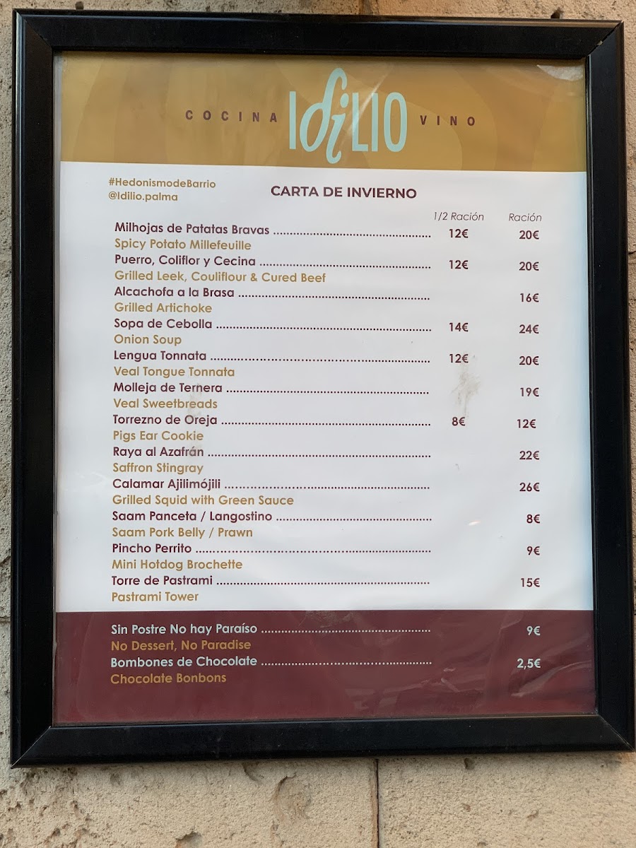 Menu Restaurante I D I L I O - Cocina Y Vino-4