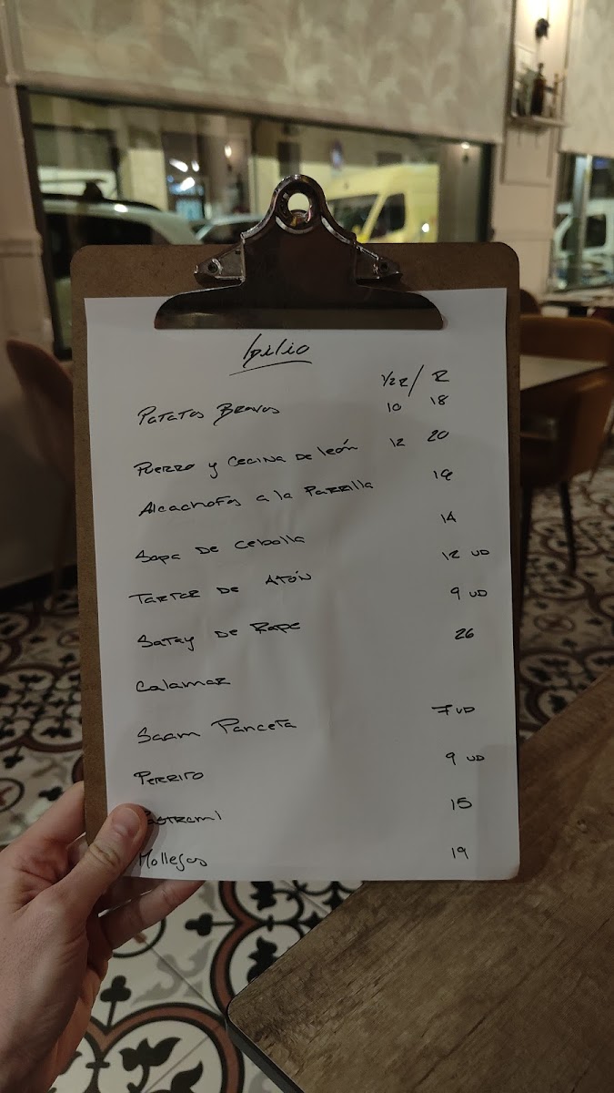 Menu Restaurante I D I L I O - Cocina Y Vino-7
