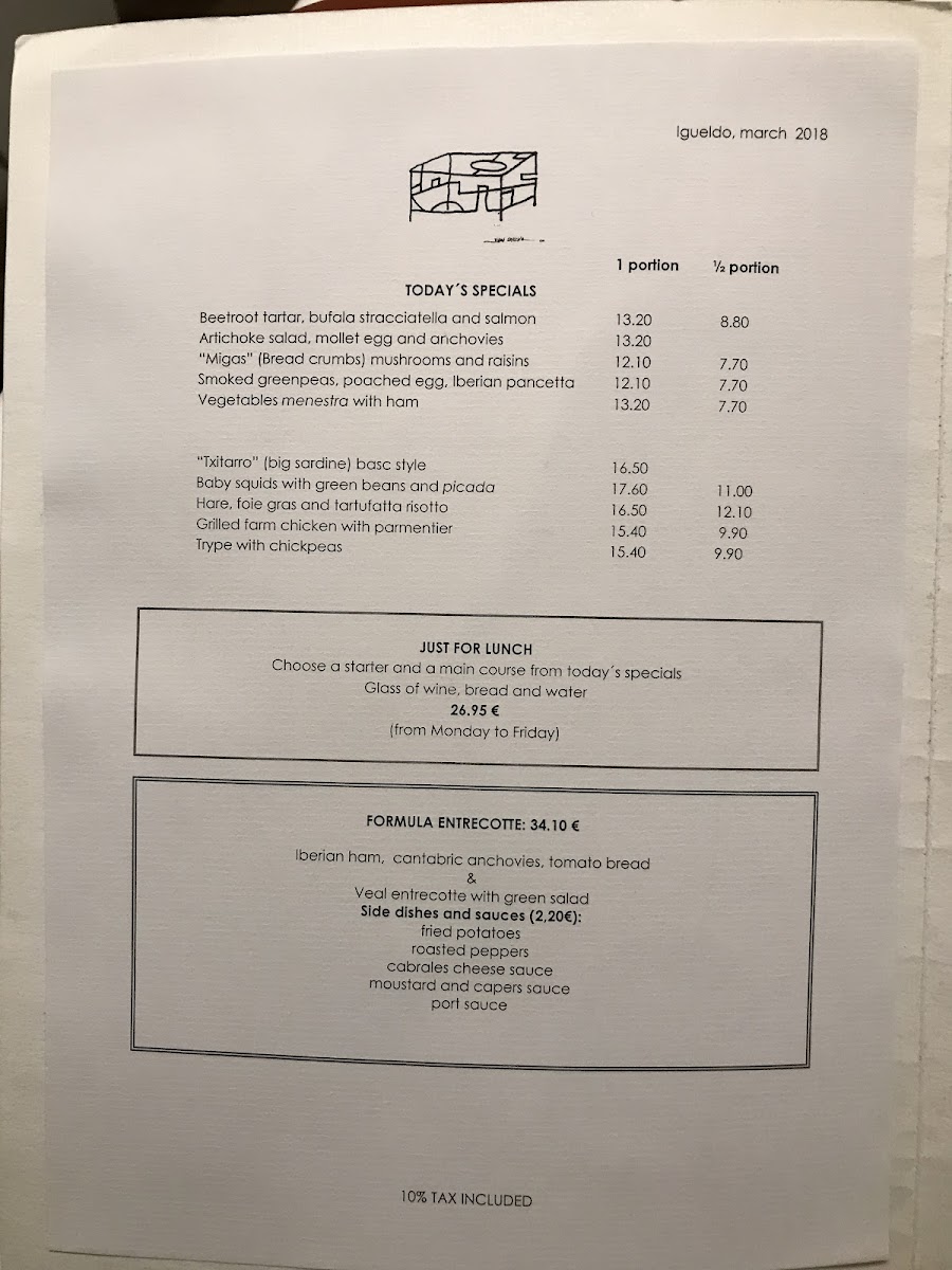 Menu Restaurante Igueldo-8