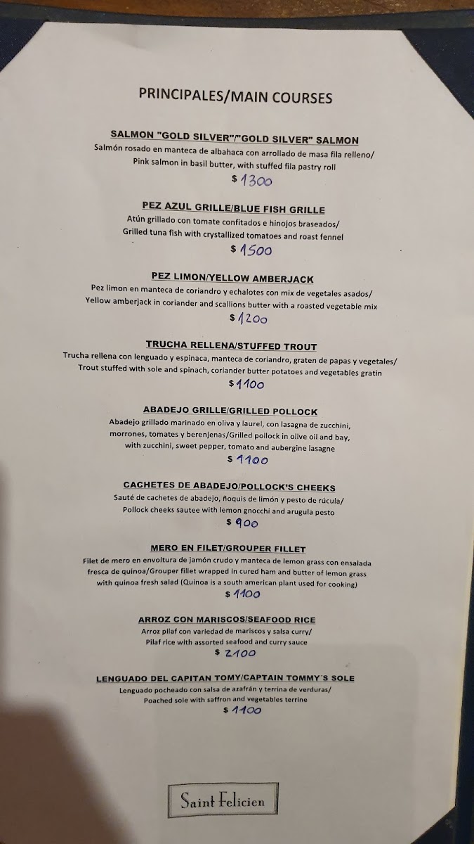 Menu Restaurante Internacional Tamarisco-1