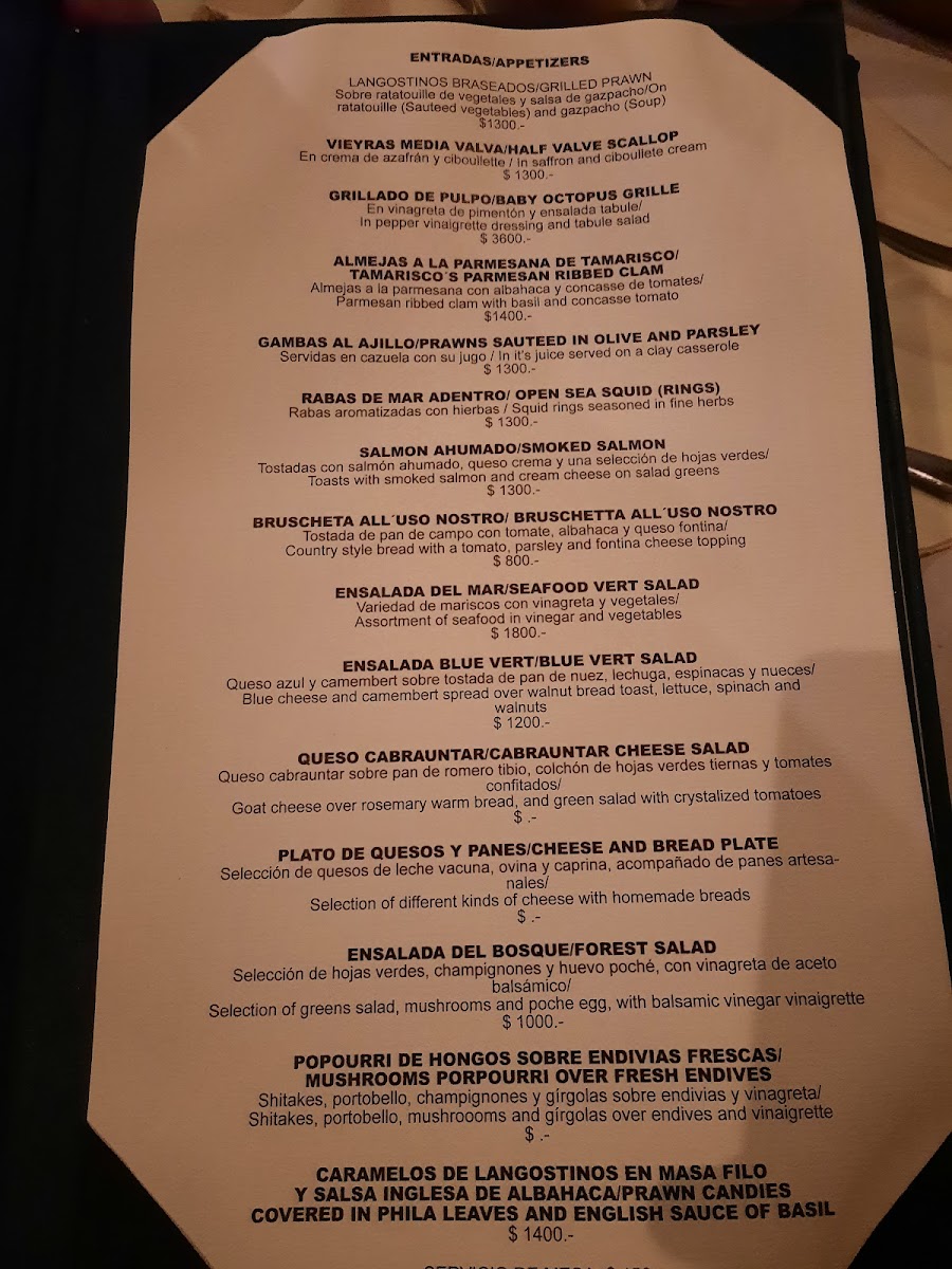 Menu Restaurante Internacional Tamarisco-5