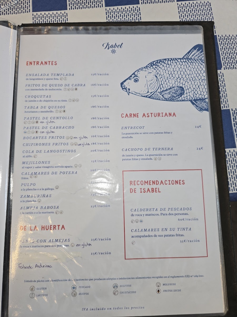 Menu Restaurante Isabel-8