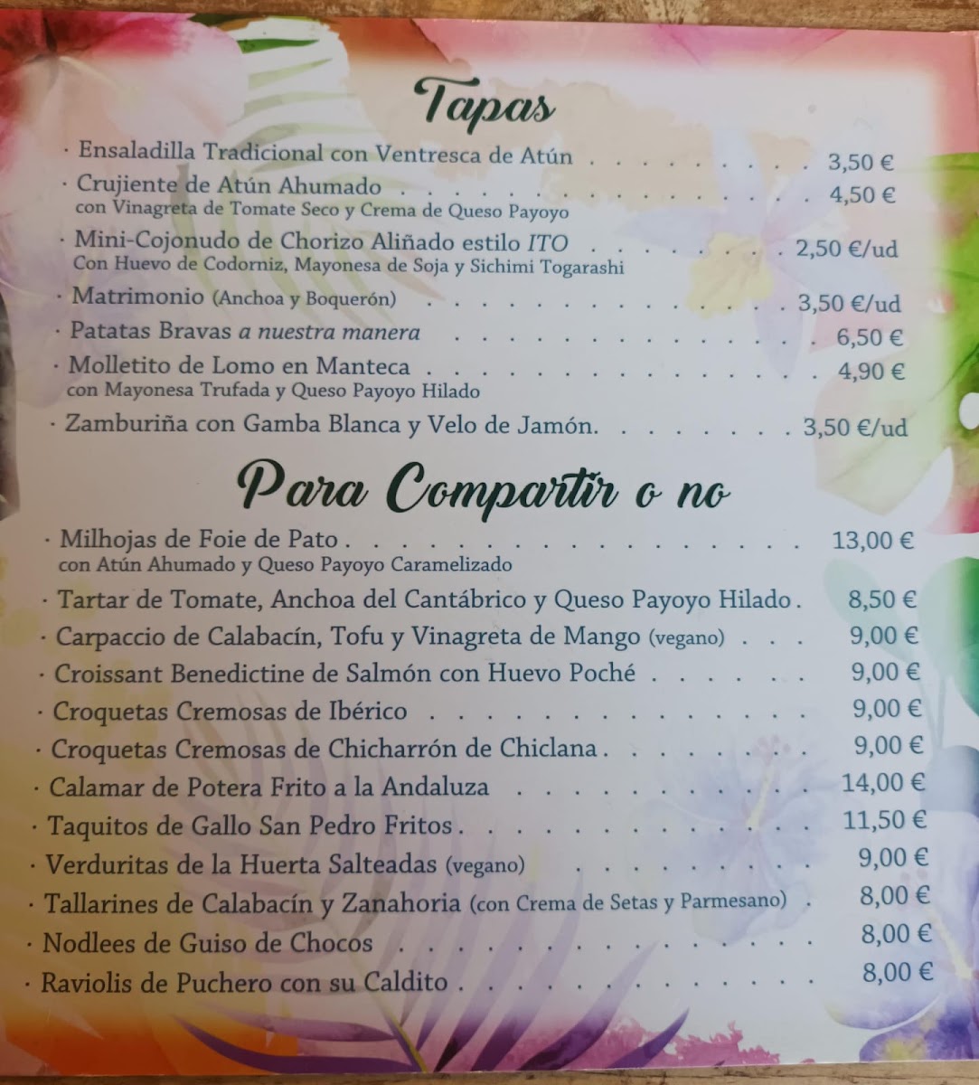 Menu Restaurante Ito Tapas Chiclana-5