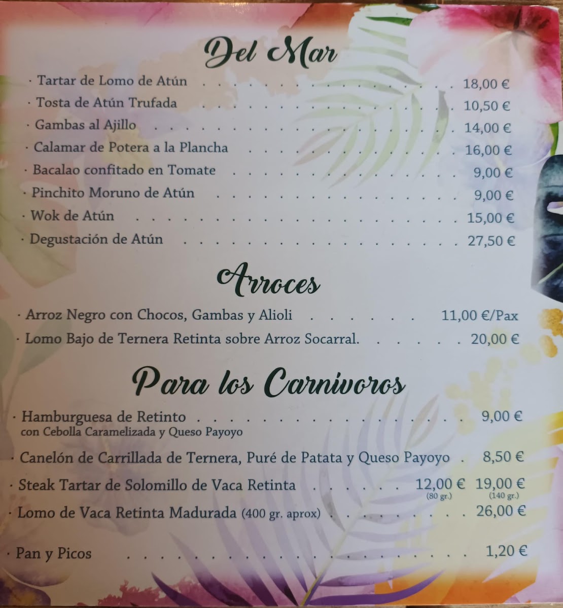 Menu Restaurante Ito Tapas Chiclana-6