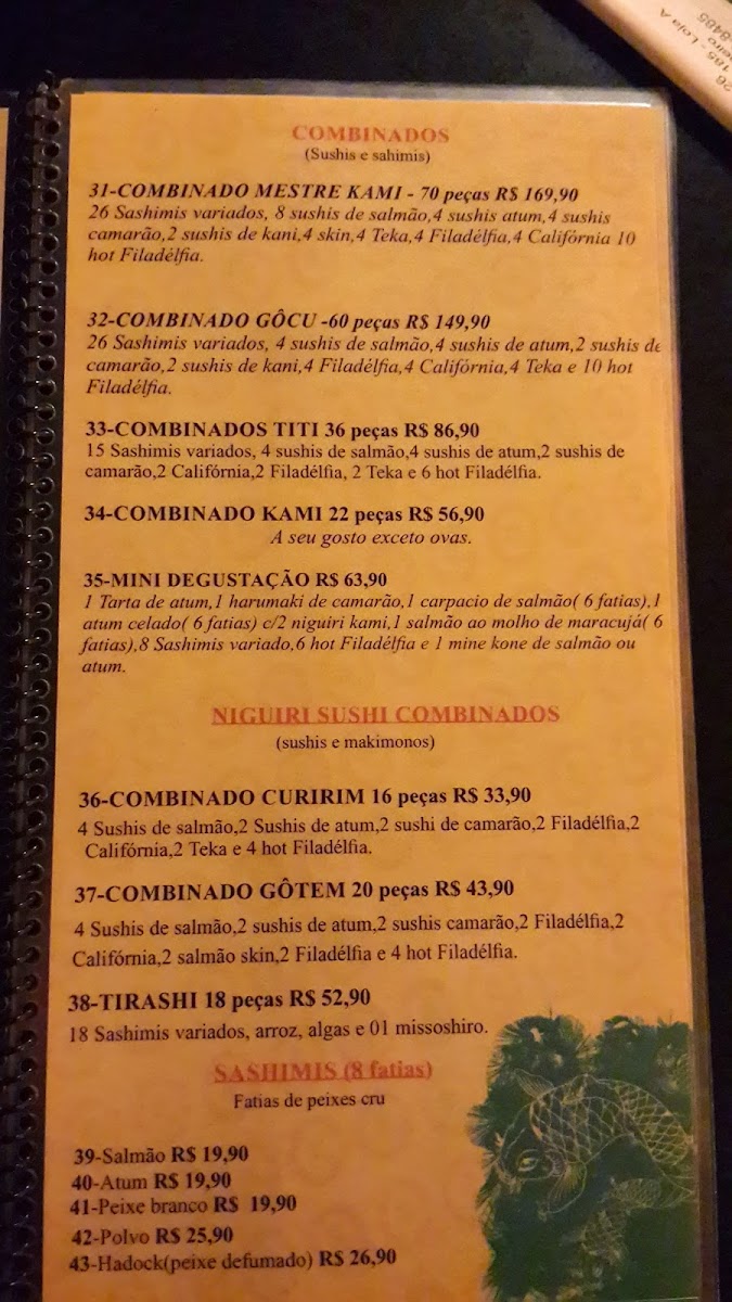 Menu Restaurante Japonês Mestre Kami-4