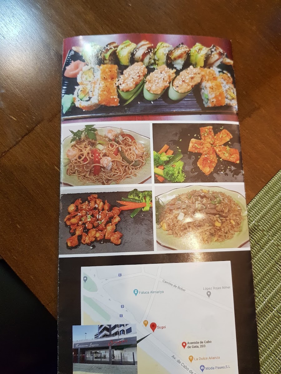 Menu Restaurante Japonés - Sugoi-1