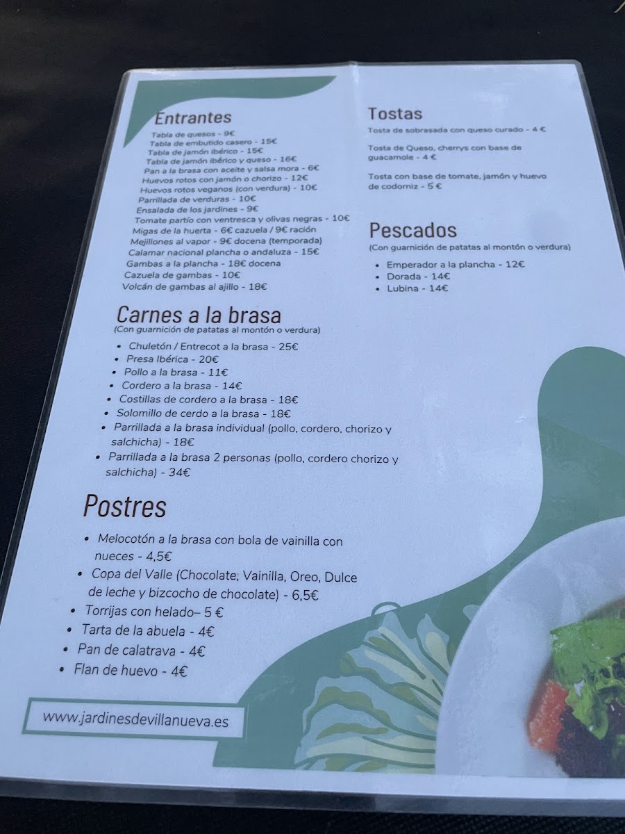 Menu Restaurante Jardines De Villanueva-3