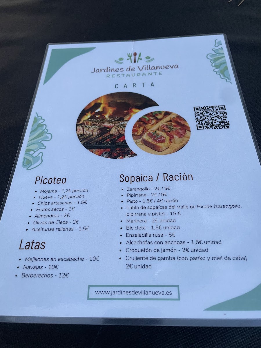 Menu Restaurante Jardines De Villanueva-4