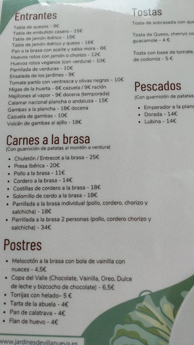 Menu Restaurante Jardines De Villanueva-5