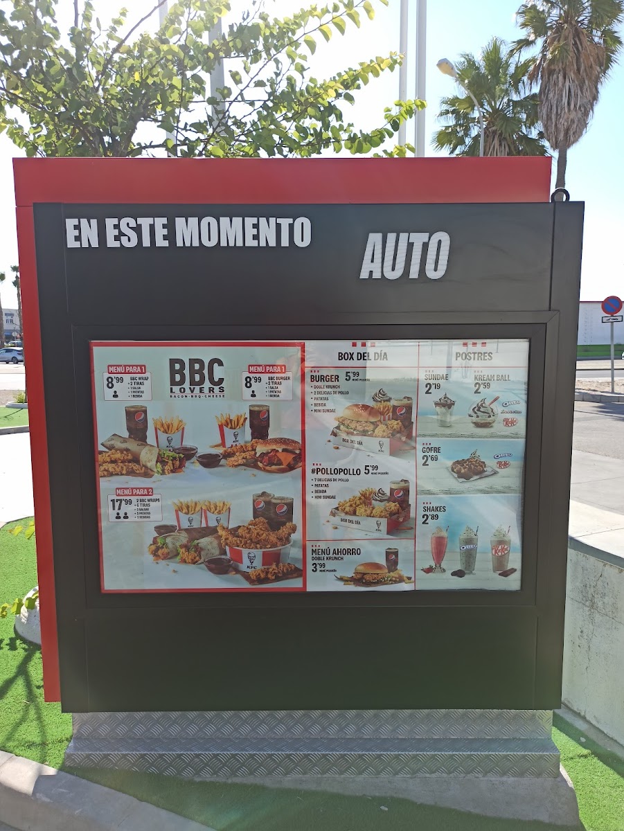 Menu Restaurante Kfc-1