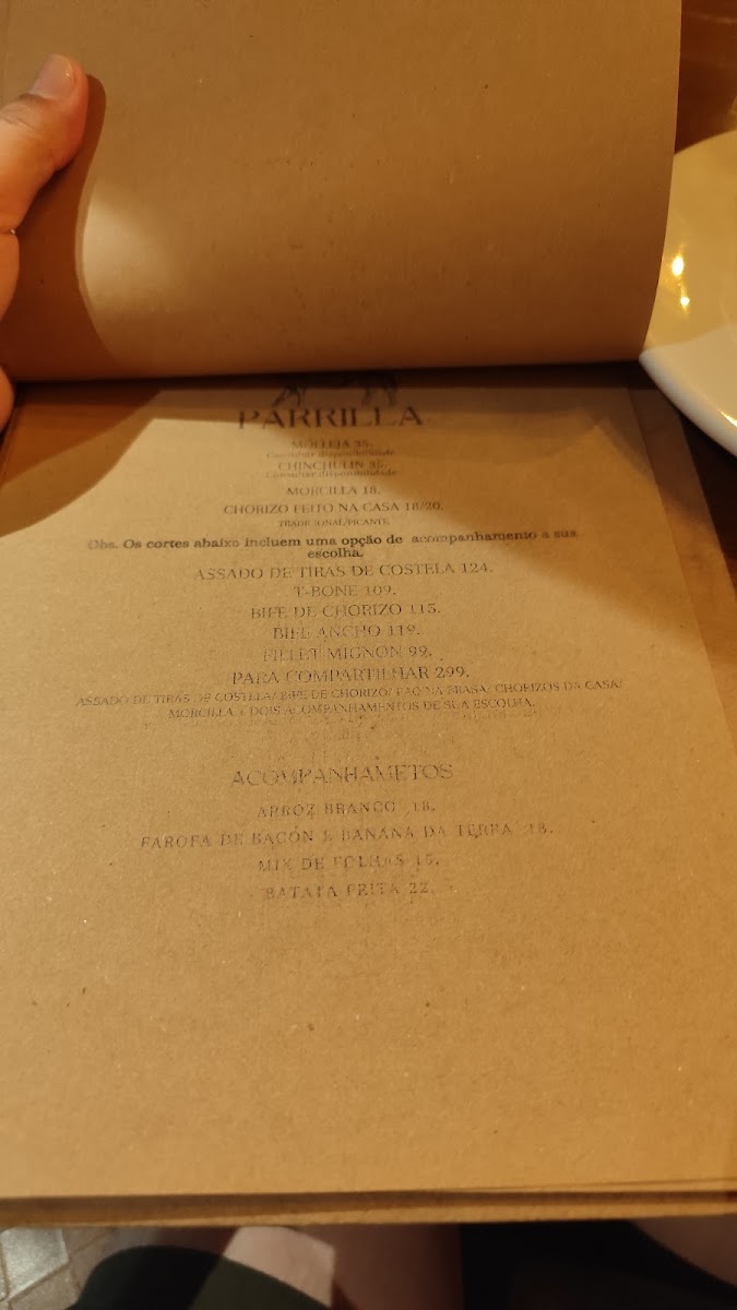 Menu Restaurante La Caverna-10