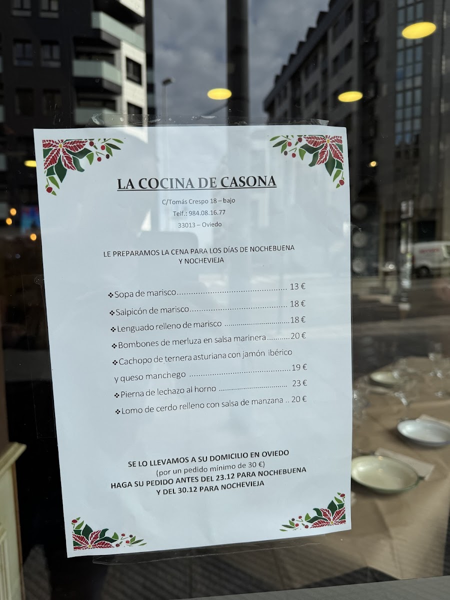 Menu Restaurante La Cocina De Casona-4