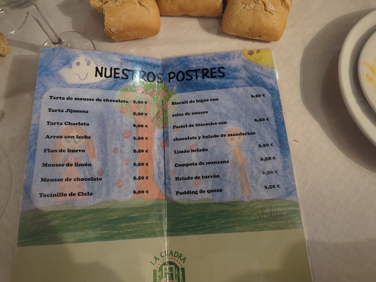 Menu Restaurante La Cuadra De Antón-1