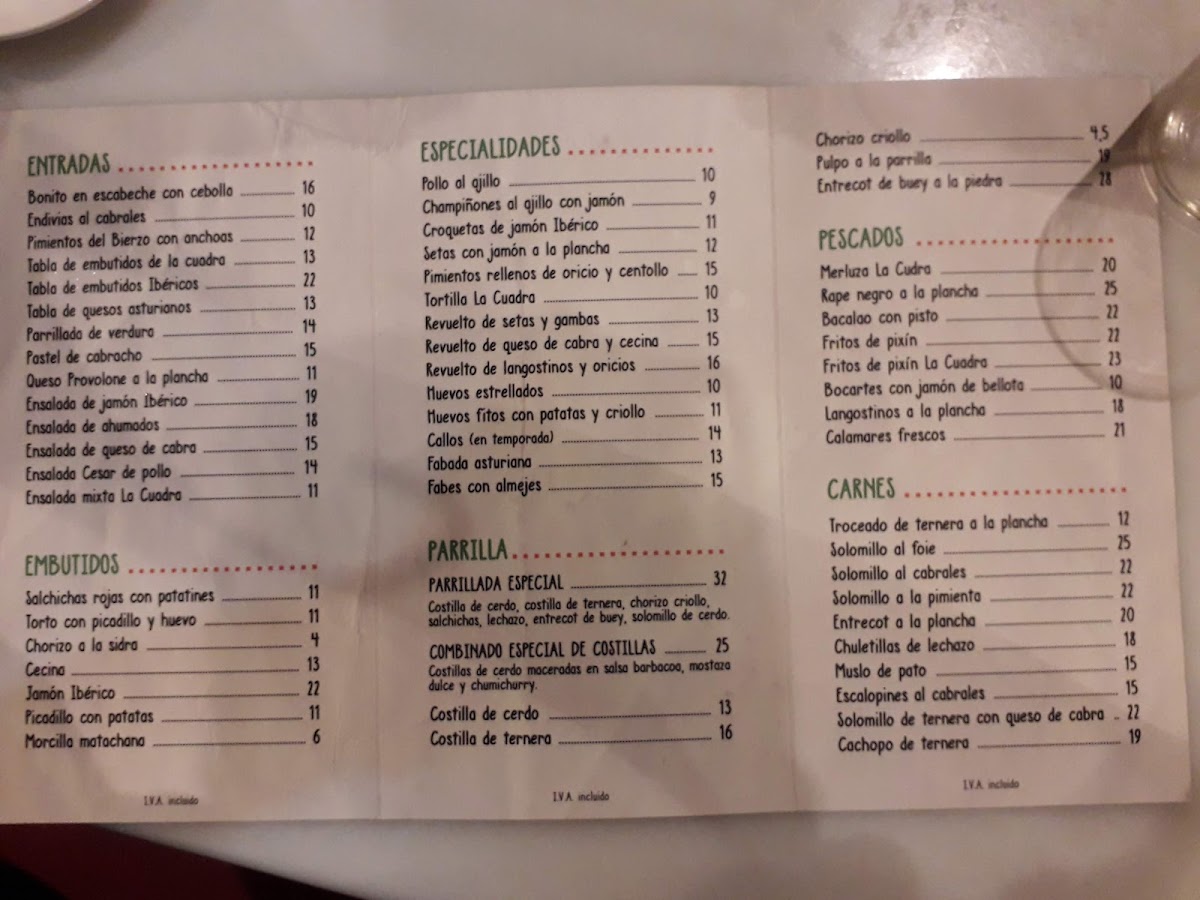 Menu Restaurante La Cuadra De Antón-2