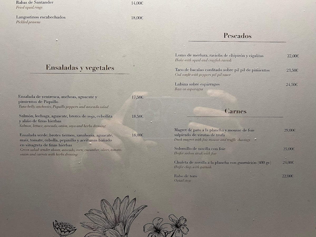 Menu Restaurante La Huerta Del Indiano-1