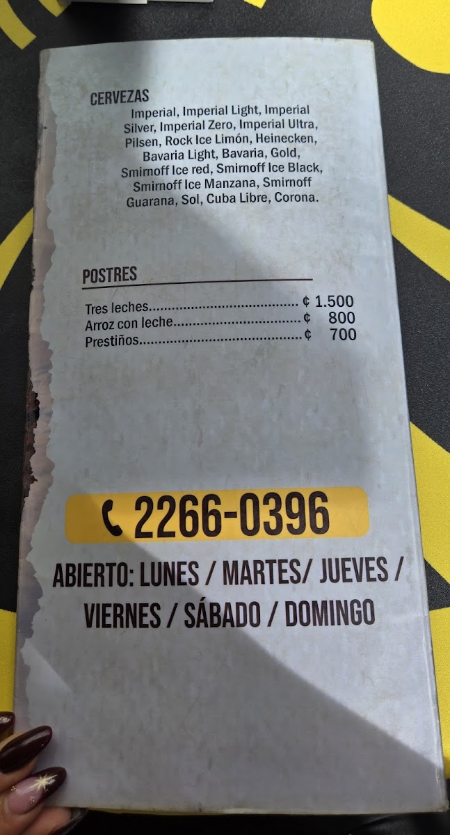 Menu Restaurante La Montaña-8