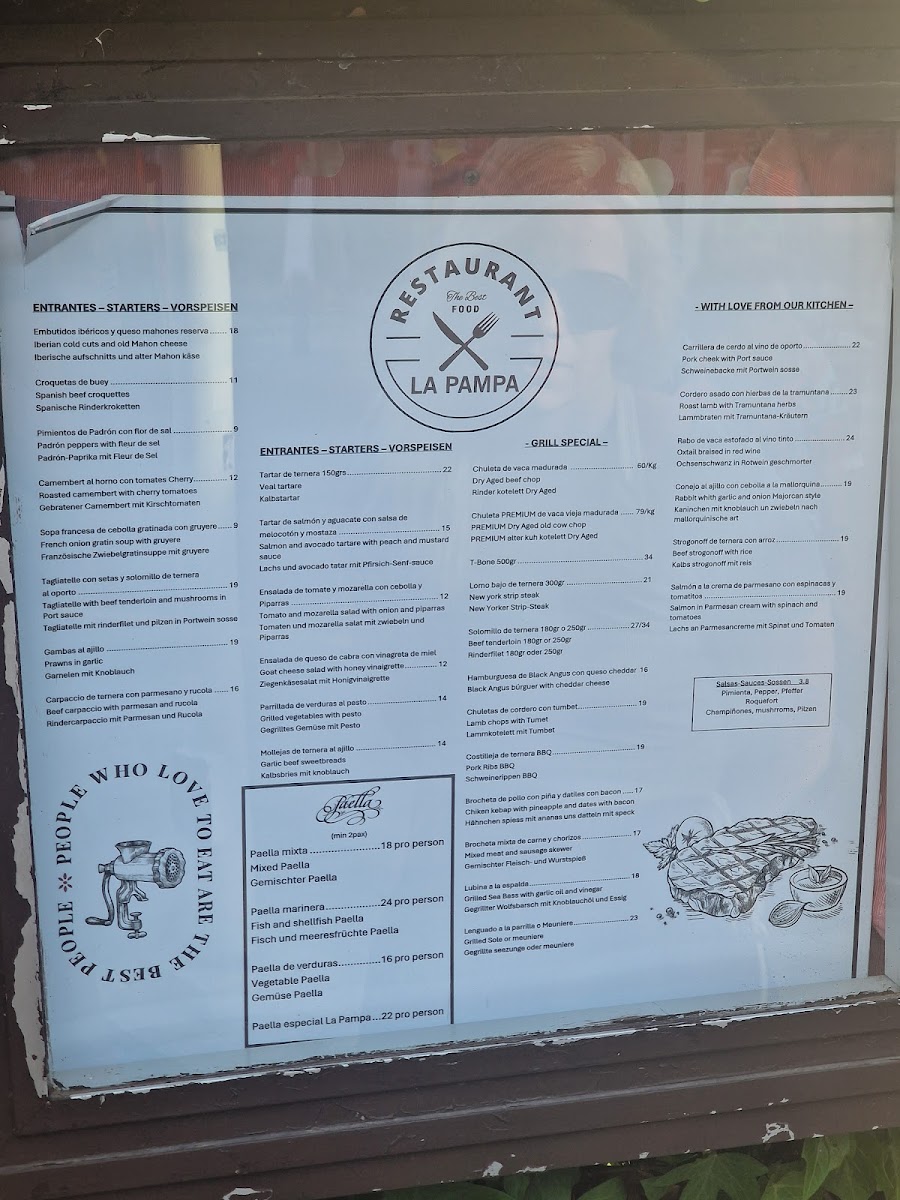 Menu Restaurante La Pampa-1