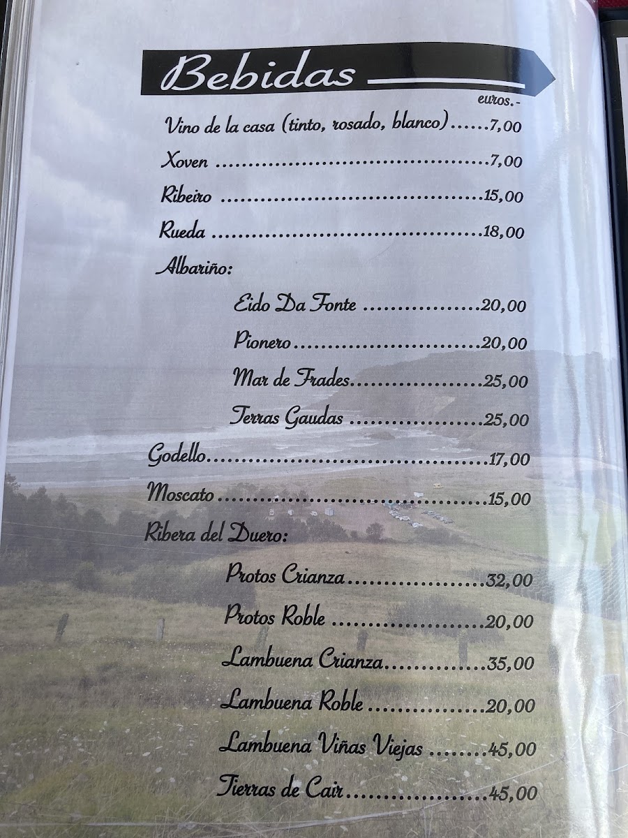 Menu Restaurante La Panera-2