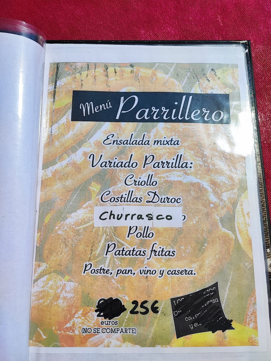 Menu Restaurante La Panera-8