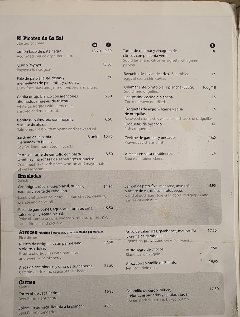 Menu Restaurante La Sal-6
