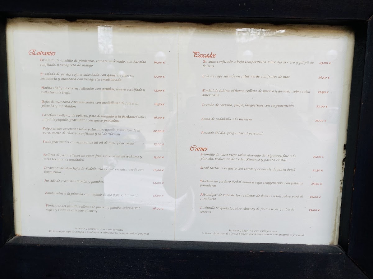 Menu Restaurante La Sidrería-5