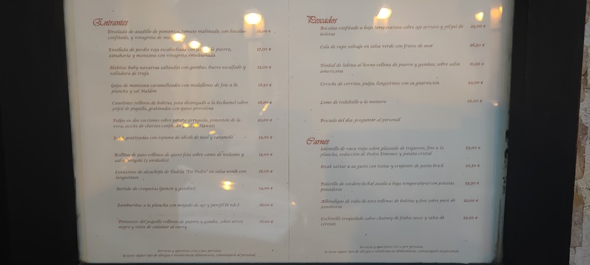 Menu Restaurante La Sidrería-6