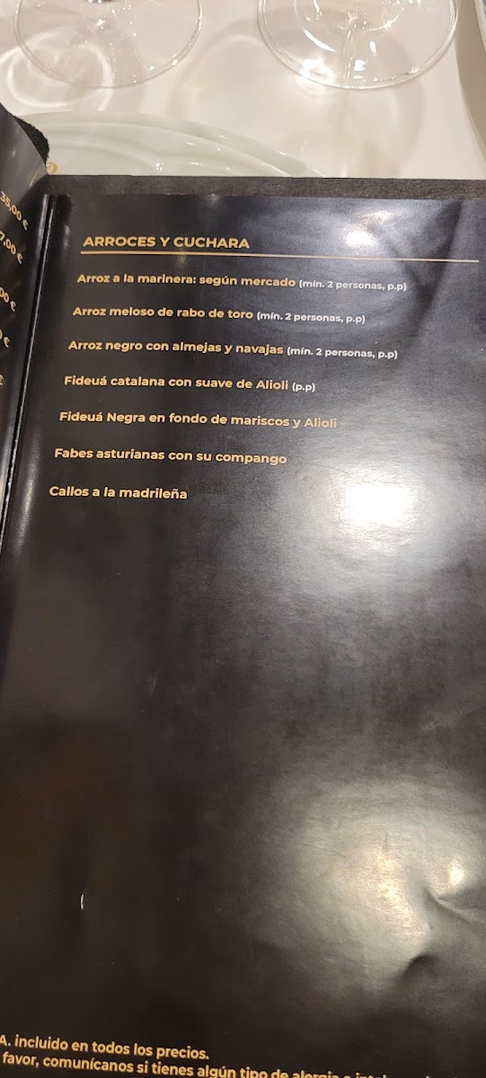 Menu Restaurante La Sidrería-7