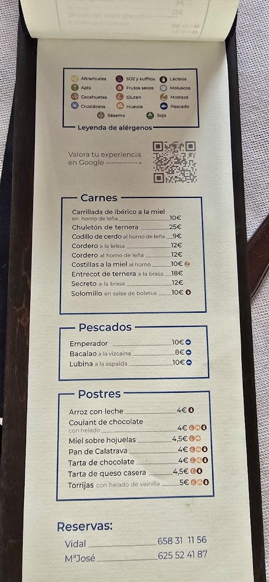Menu Restaurante La Toba, Aýna.-2