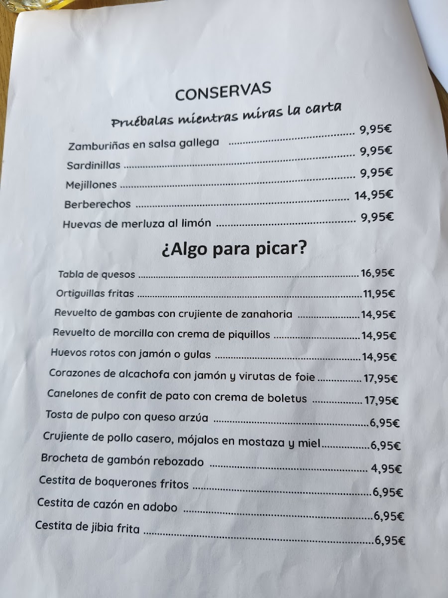 Menu Restaurante La Traiña-9
