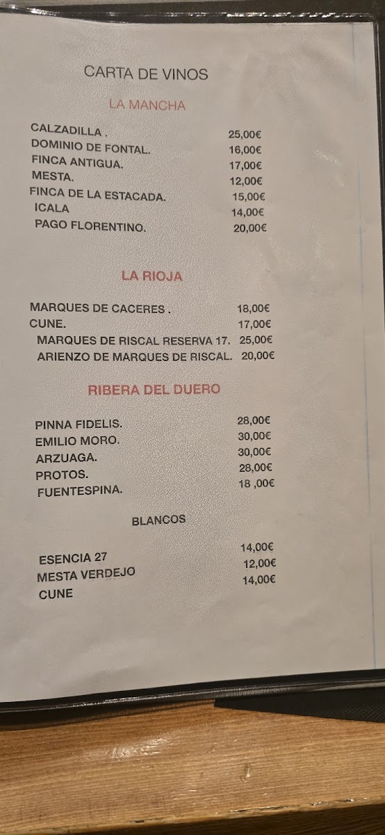 Menu Restaurante La Venta-5