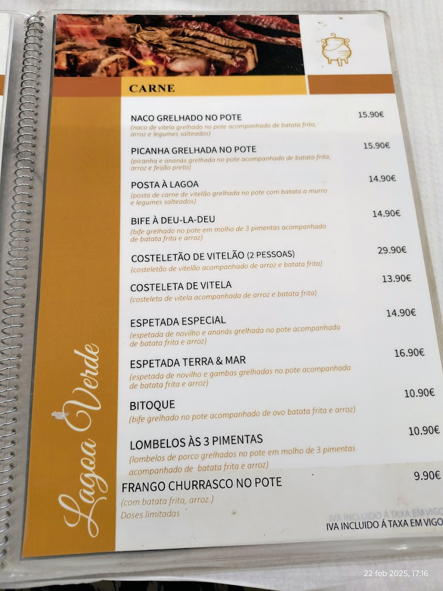 Menu Restaurante Lagoa Verde-10